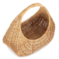 Buff Willow Gondola Wicker Shopping Basket