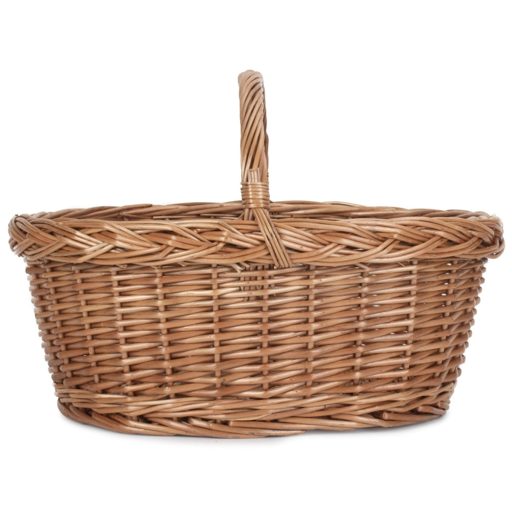 Country Village Wicker Shopping Basket