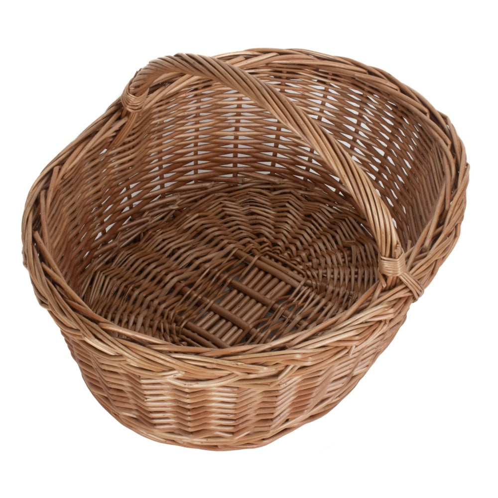 Country Village Wicker Shopping Basket