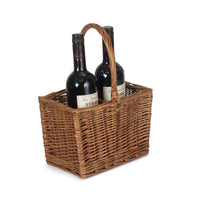 Red Hamper Double Steamed Bottle Basket