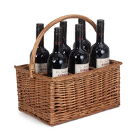 Red Hamper Double Steamed Bottle Basket