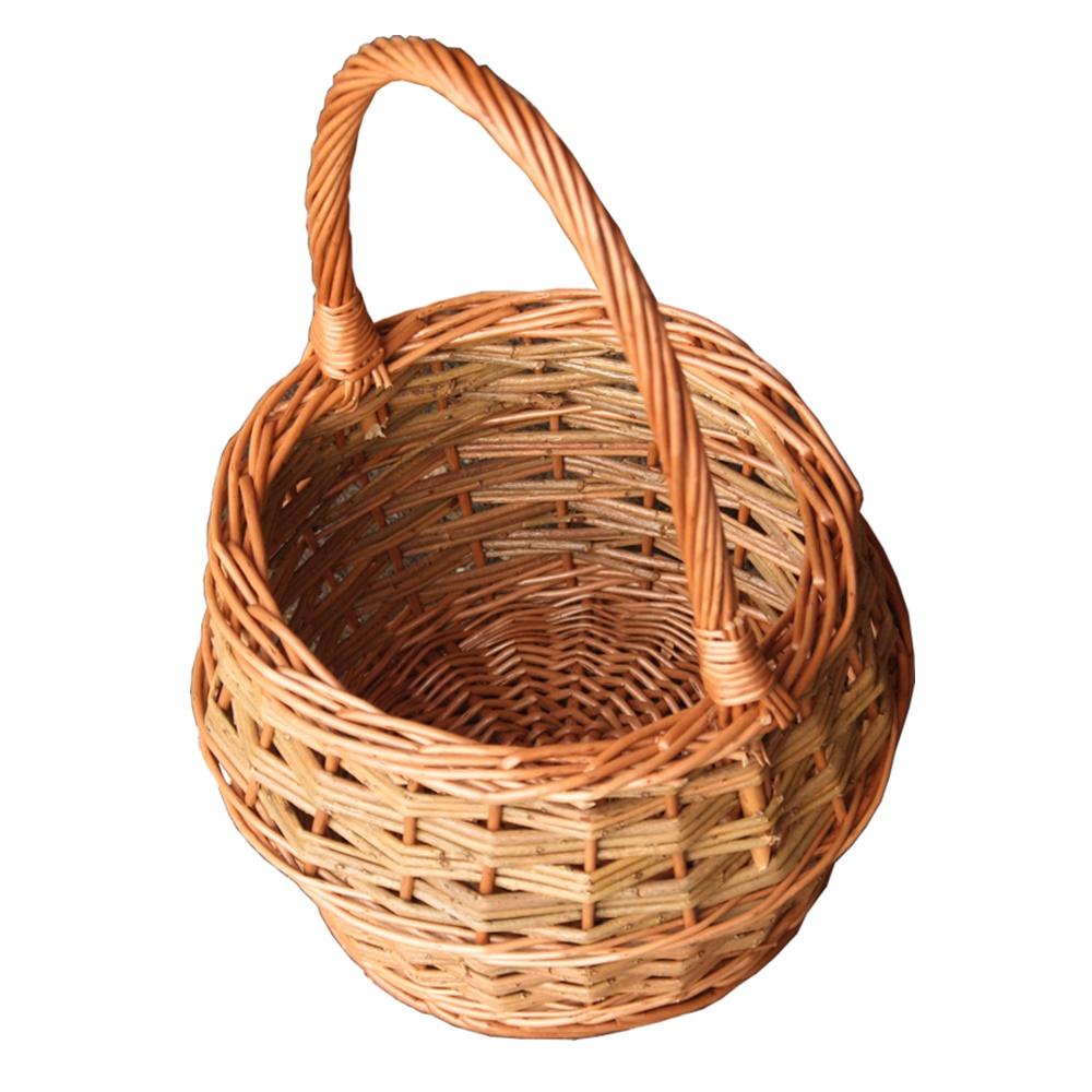 Red Hamper Small Rustic Egg Shopping Basket