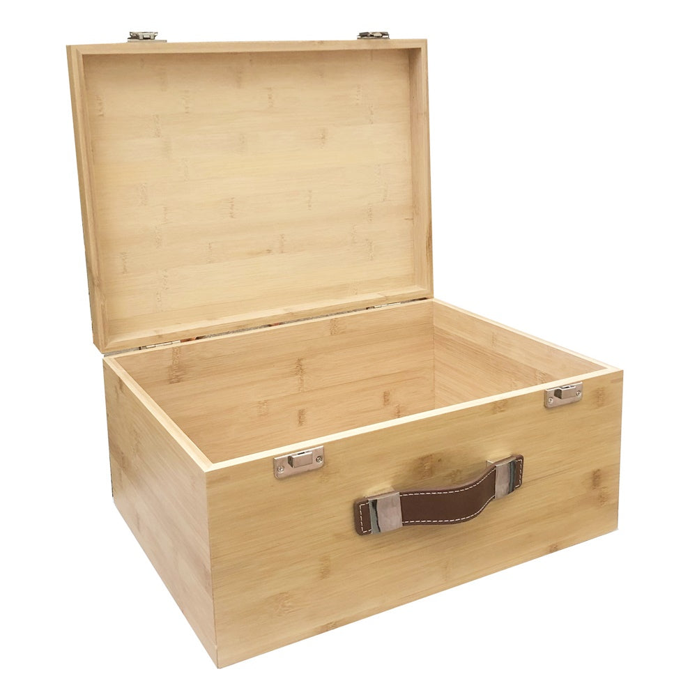 Große Bambus-Aufbewahrungsbox