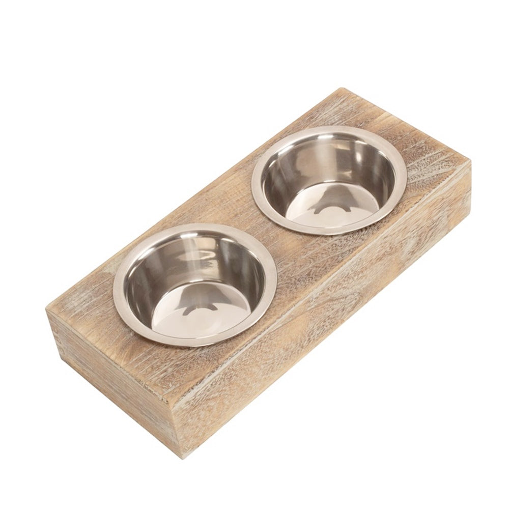 Hundefutterstation aus Holz