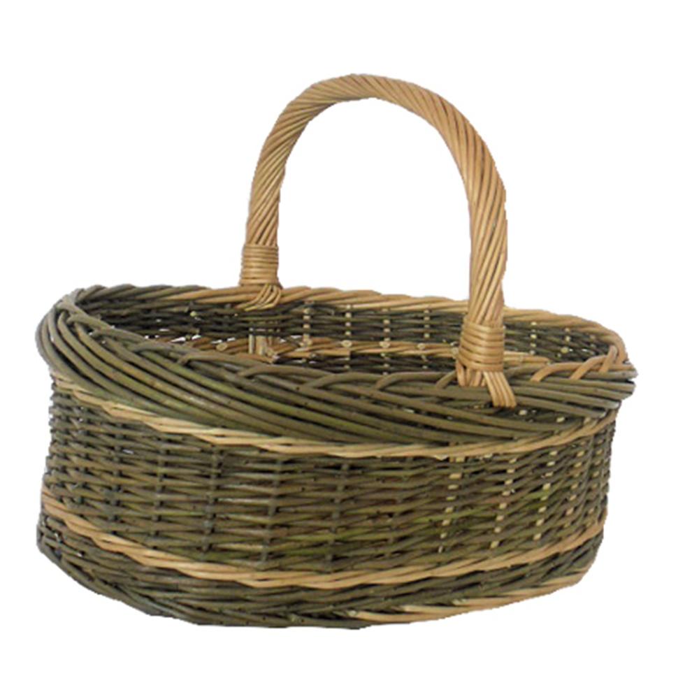 Red Hamper White Willow Norfolk Shopping Basket
