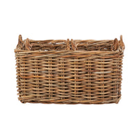 Set of 3 Chunky Natural Rattan Storage Baskets