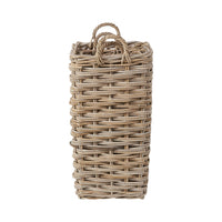 Set of 2 Square Grey Kubu Umbrella Baskets