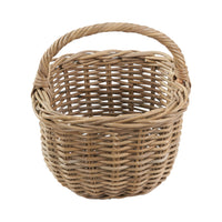 Grey Kubu Rattan Shopping Basket