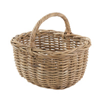 Grey Kubu Rattan Shopping Basket