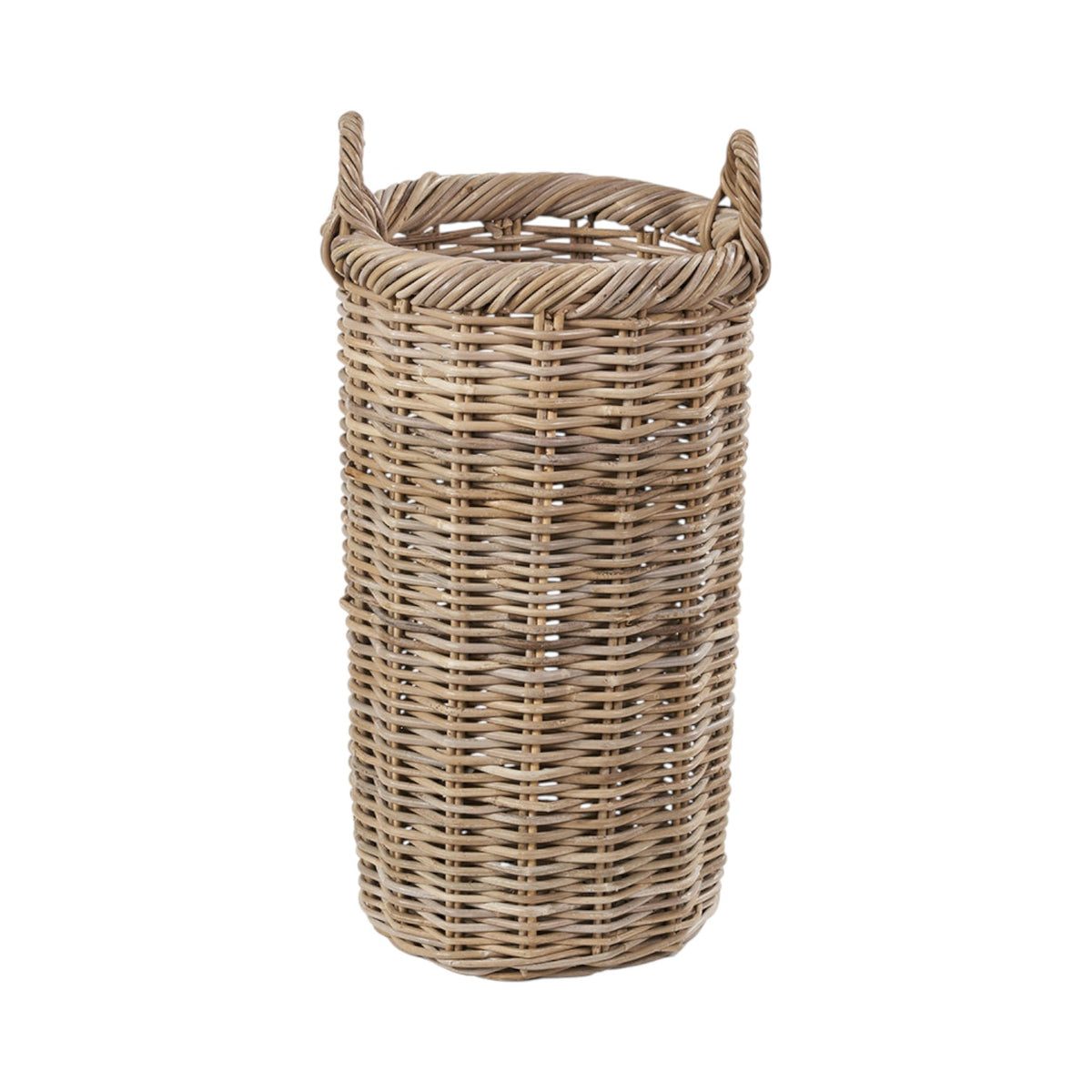 Grey Kubu Rattan Umbrella Basket