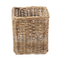 Grey Kubu Rattan Square Storage Basket