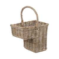 Grey Kubu Rattan Stair Basket Large