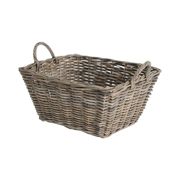 Grey Kubu Rectangular Storage Basket