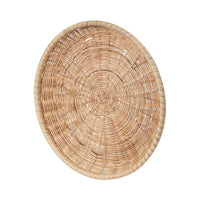 Natural Rattan Round Basket Tray