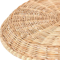 Natural Rattan Round Basket Tray