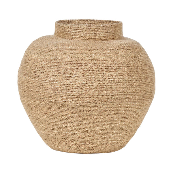 Seagrass Natural Urn Shaped Basket