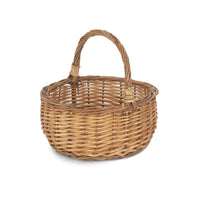 Two Tone Willow Mini Wicker Shopping Basket
