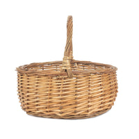 Two Tone Willow Mini Wicker Shopping Basket