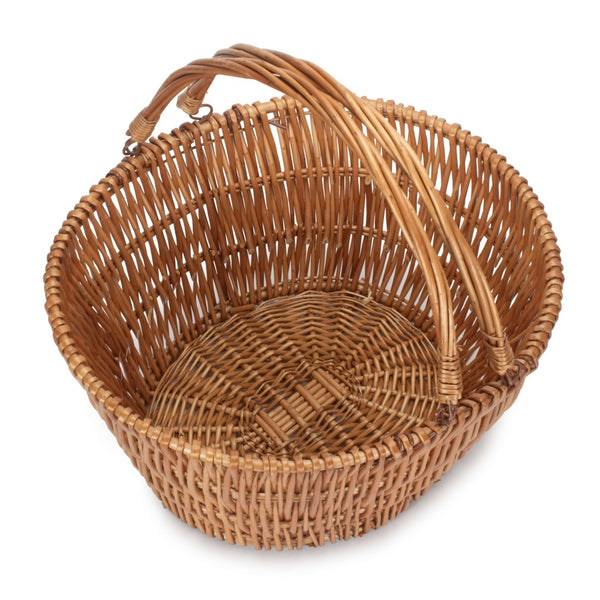 Chatsworth Market Double Steamed Wicker Shopping Basket