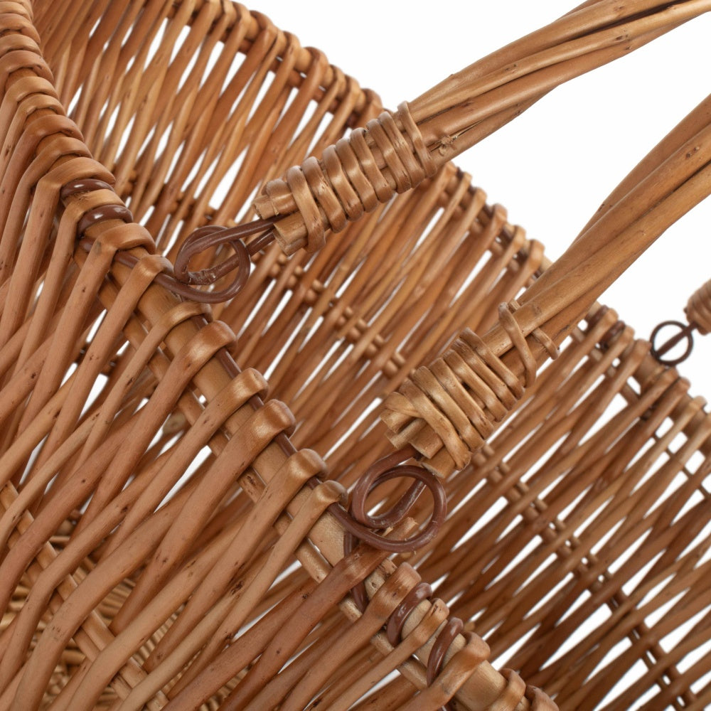 Chatsworth Market Double Steamed Wicker Shopping Basket