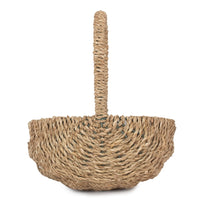 Oval Seagrass Flower Basket