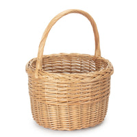 Red Hamper Wicker Round Orchard Shopping Basket
