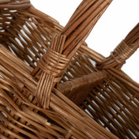 Red Hamper Double Steamed Bottle Basket