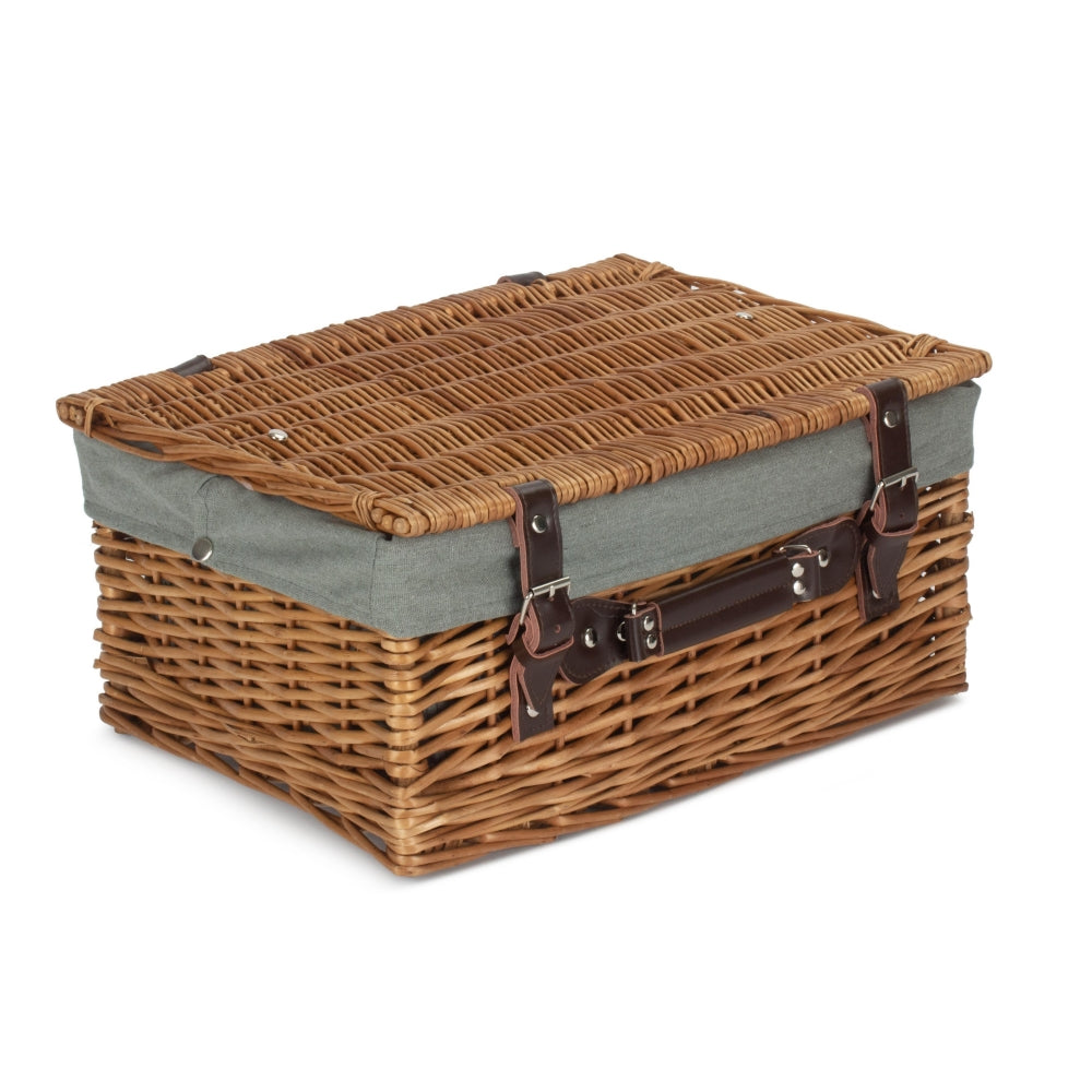 Red Hamper Double Steamed 40cm Picnic Basket