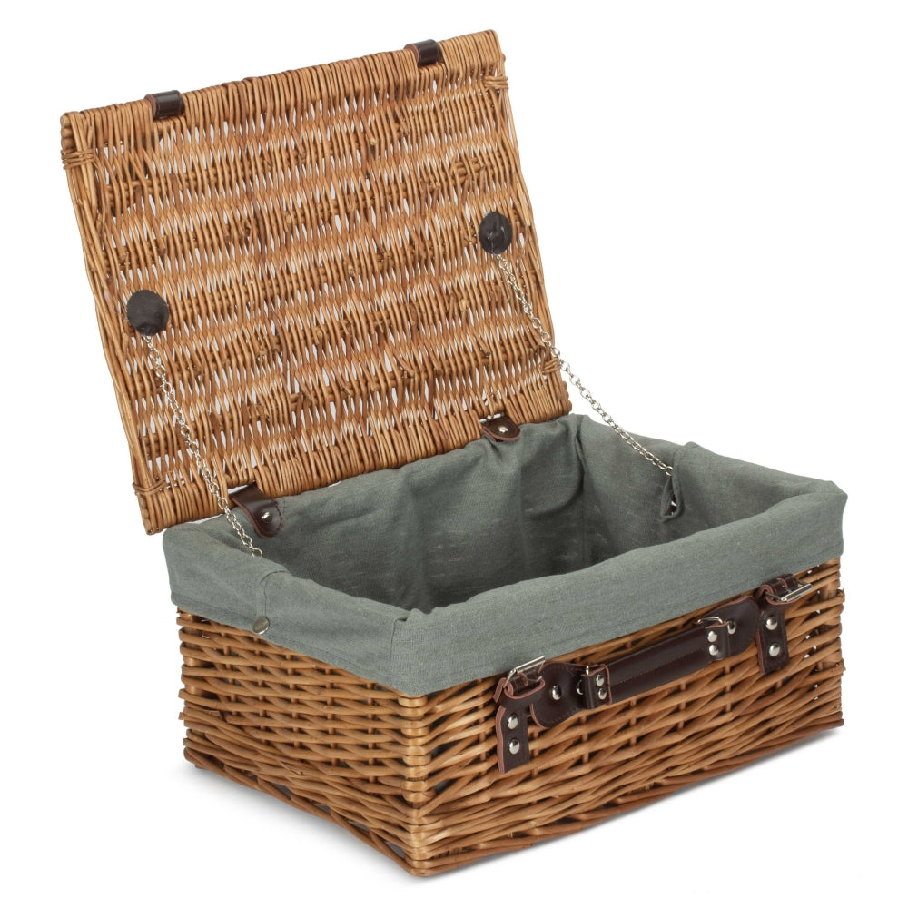 Red Hamper Double Steamed 40cm Picnic Basket