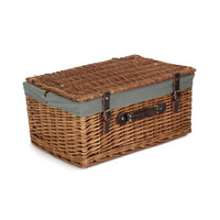 Red Hamper Double Steamed 51cm Picnic Basket