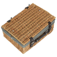 Red Hamper 36cm Picnic Wicker Basket