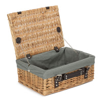 Red Hamper 36cm Picnic Wicker Basket