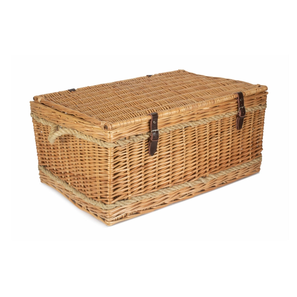 Red Hamper 72cm Rope Handled Trunk Picnic Basket