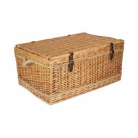 Red Hamper 72cm Rope Handled Trunk Picnic Basket