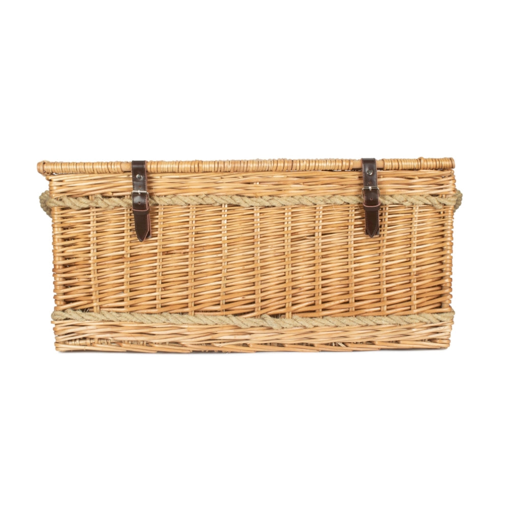 Red Hamper 72cm Rope Handled Trunk Picnic Basket
