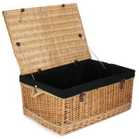 Red Hamper 72cm Rope Handled Trunk Picnic Basket