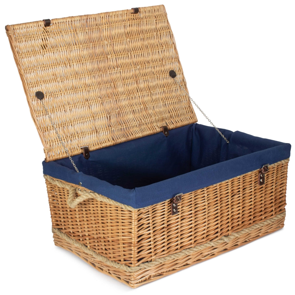 72cm Rope Handled Trunk Picnic Basket