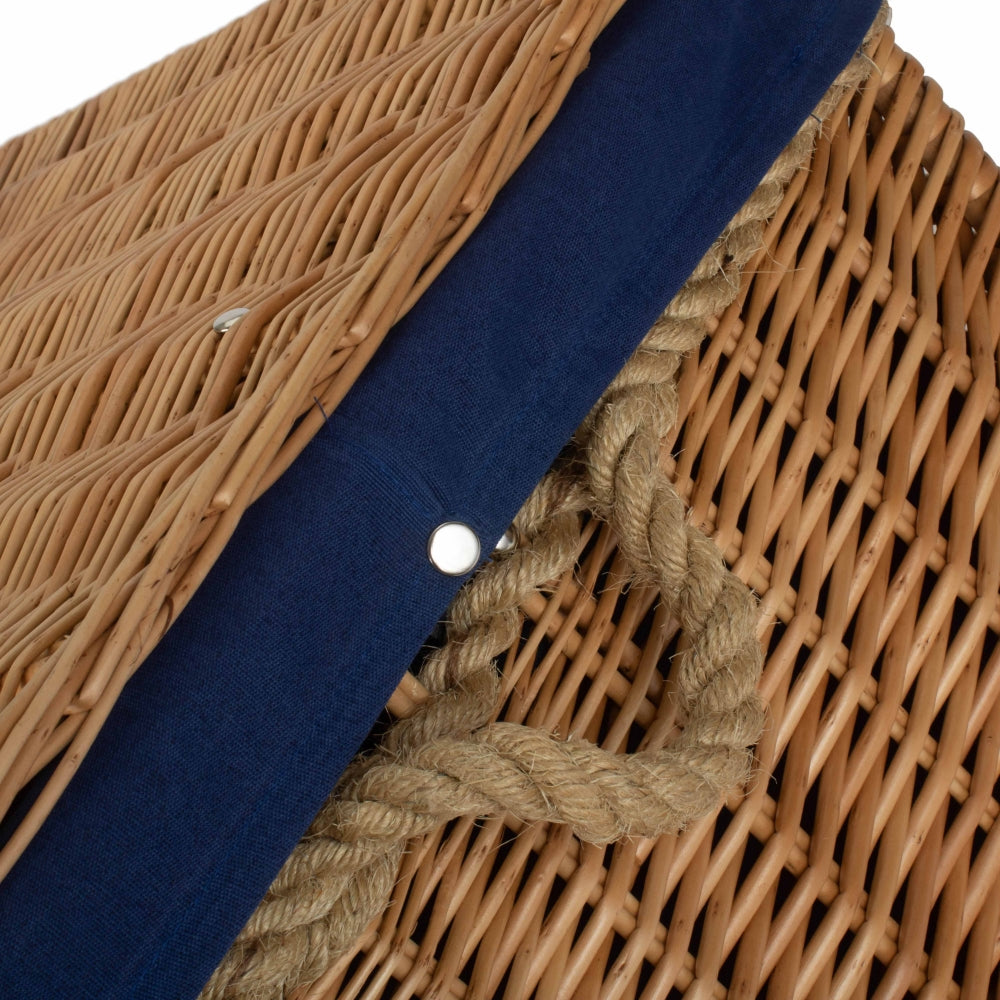 72cm Rope Handled Trunk Picnic Basket
