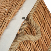 Red Hamper 72cm Rope Handled Trunk Picnic Basket