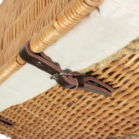 panier de pique-nique de tronc manipulé par corde de 72cm