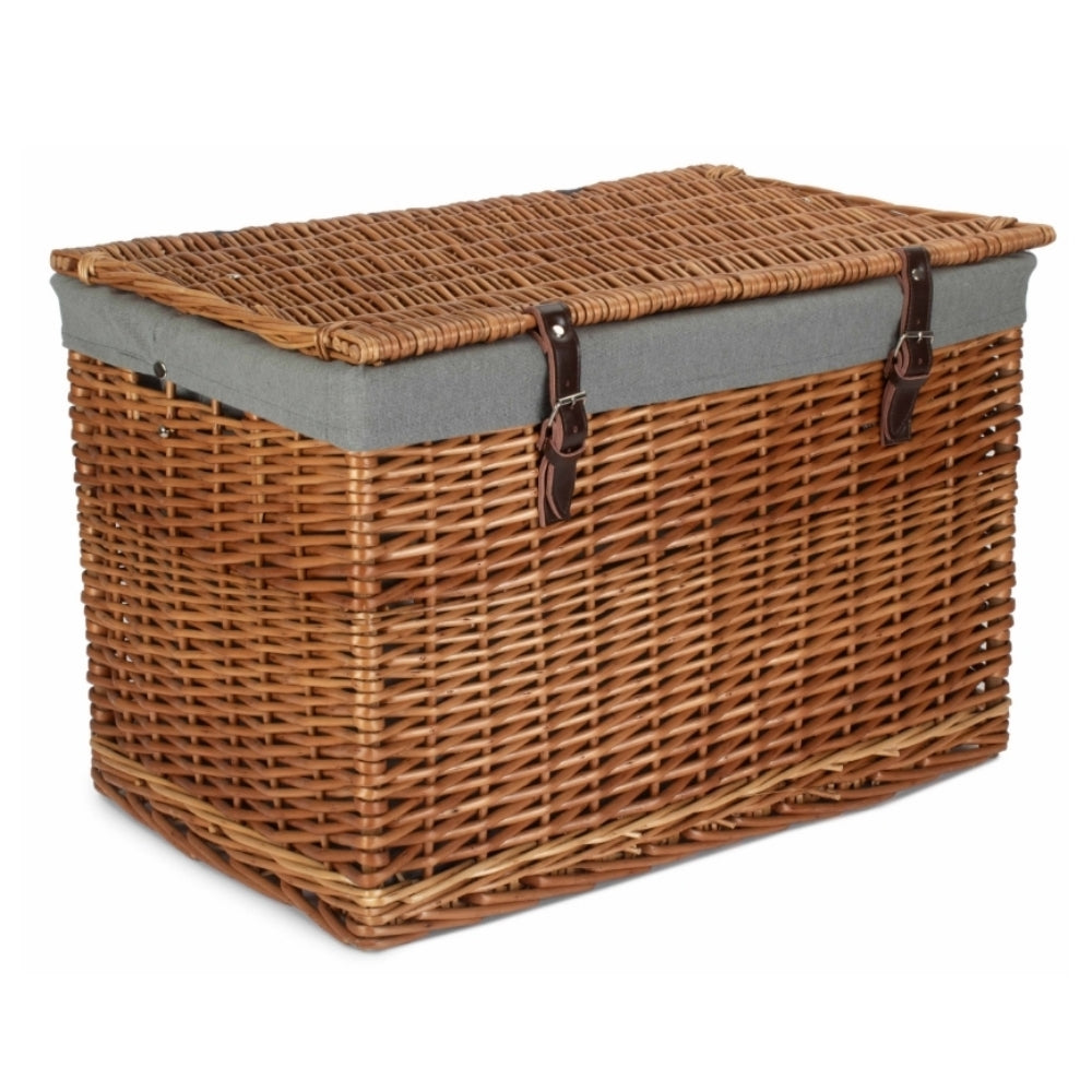 Red Hamper 60cm Double Steamed Chest Picnic Basket