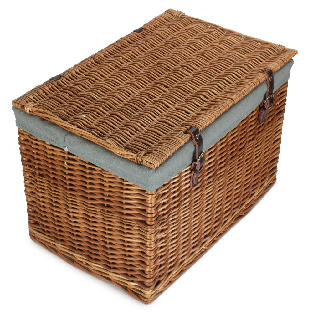 Red Hamper 60cm Double Steamed Chest Picnic Basket