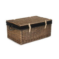 62cm Antique Wash Picnic Basket