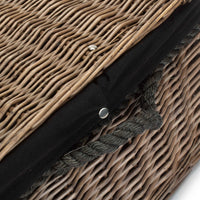 62cm Antique Wash Picnic Basket