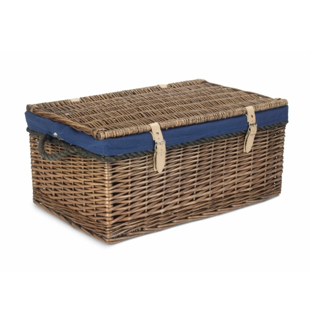 62cm Antique Wash Picnic Basket