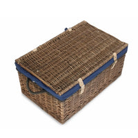 62cm Antique Wash Picnic Basket