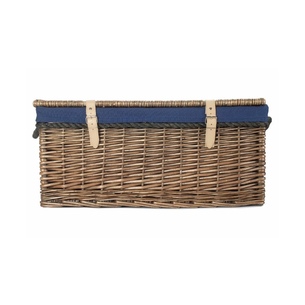 62cm Antique Wash Picnic Basket