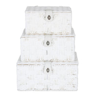 Twisted White Paper Rope Storage Basket