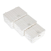 Twisted White Paper Rope Storage Basket
