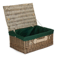 56cm Antique Wash Picnic Wicker Basket